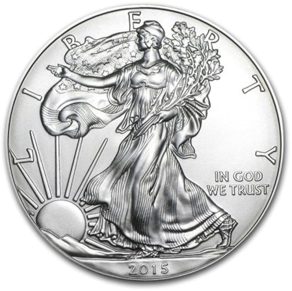2015-1 Ounce American Silver Eagle Low Flat Rate Shipping .999