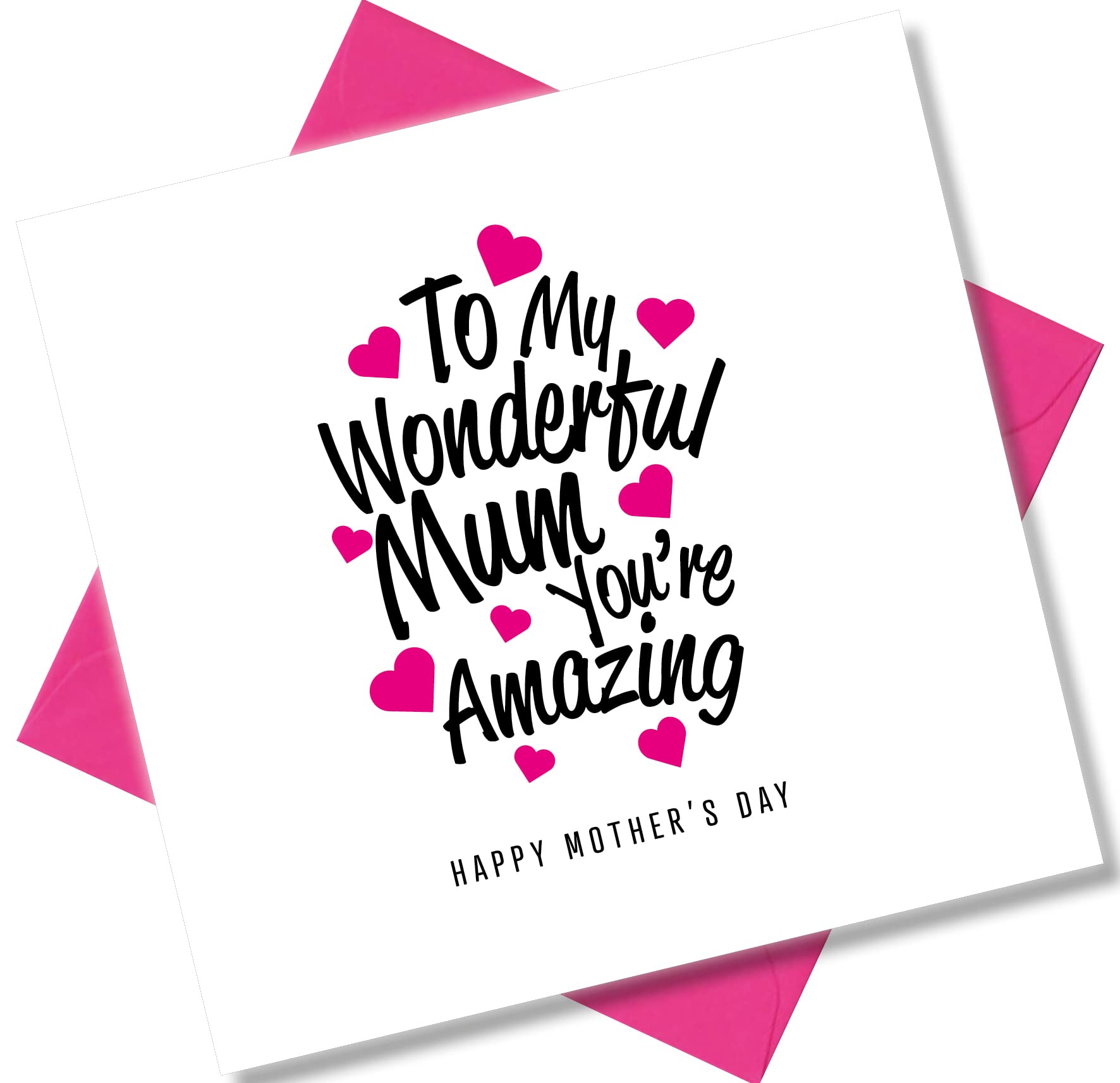 Muttertagskarte „To My Amazing Mum“ Von Punkcards – Lustige Karte Von Tochter & Sohn