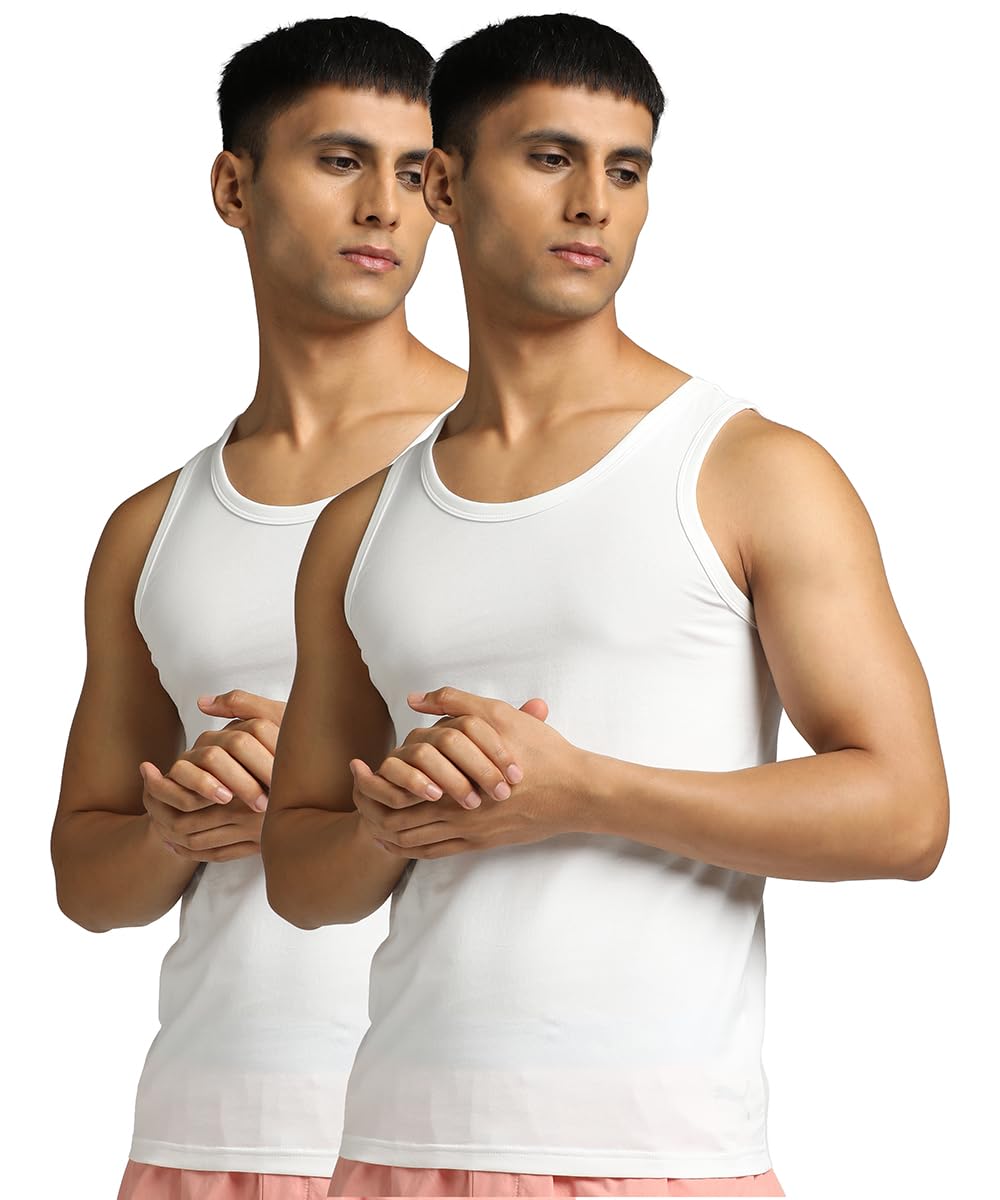 puma Men's Cotton Solid Regular Fit Vest (67459101 White L)-picture-10