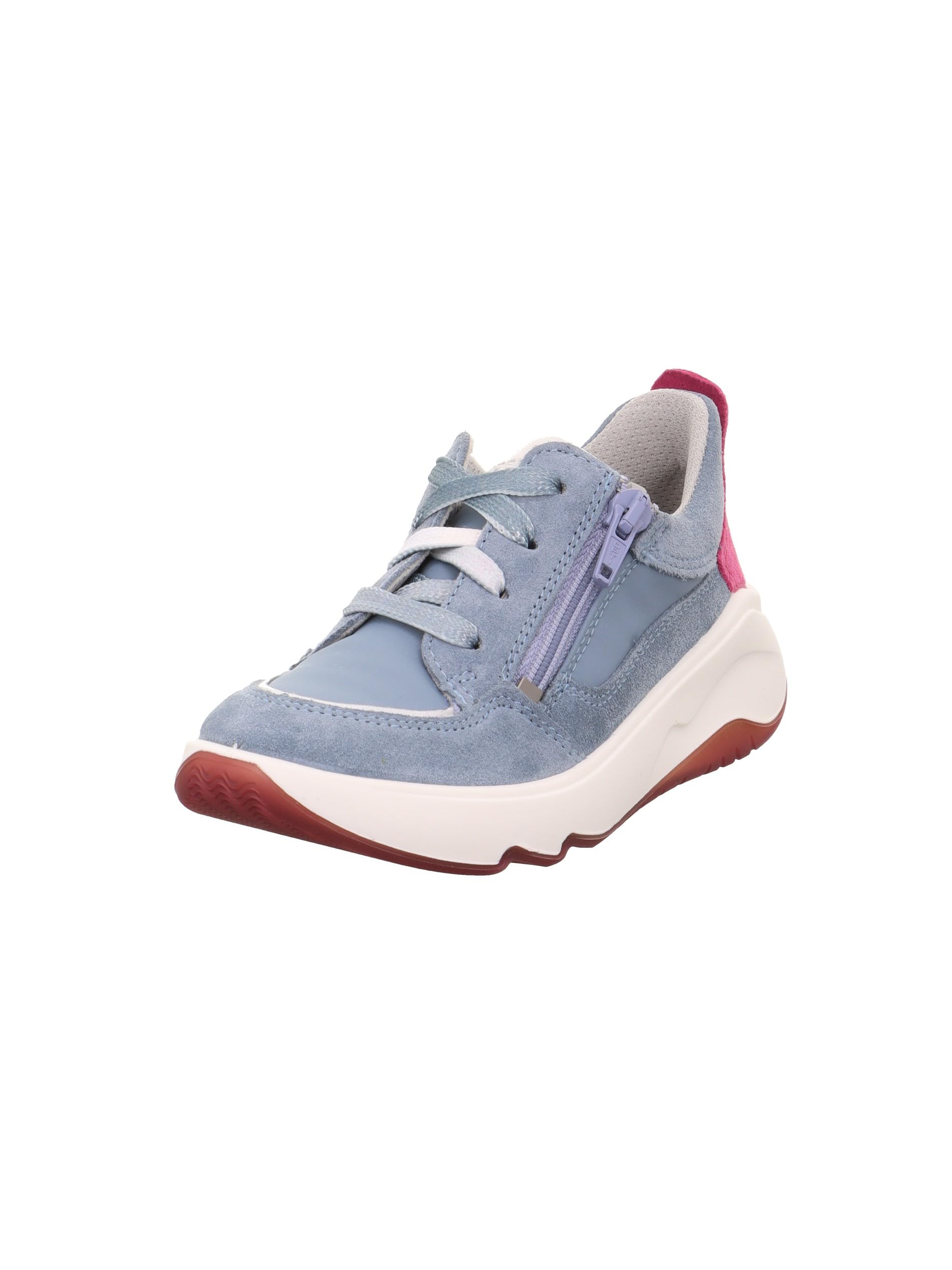 Superfit Girl's Melody Sneaker, Blue 8000, 8.5 UK Child