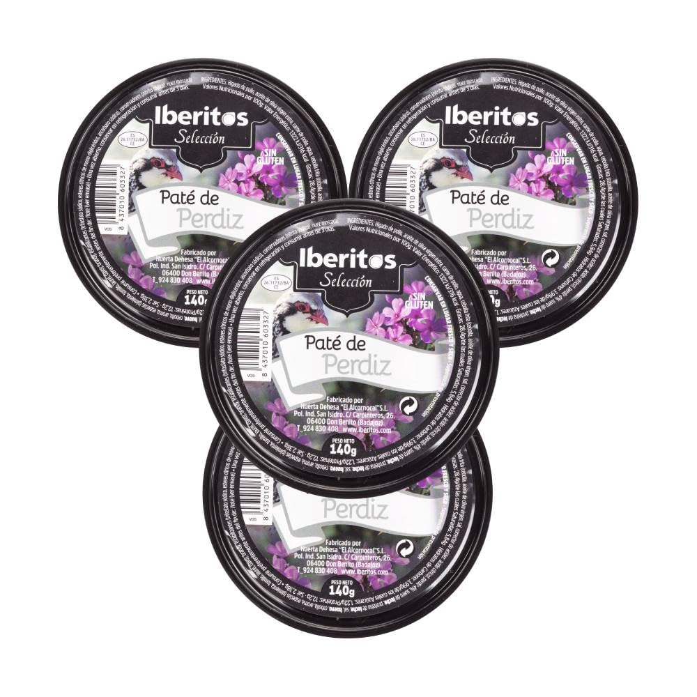 Paté de perdiz Iberitos 140 g pack de 4