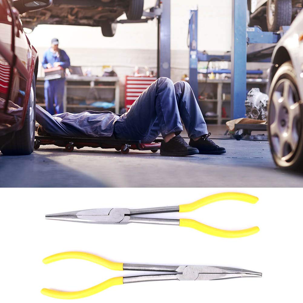 Szczypce z długim nosem 28 cm, średnica cięcia ze stali węglowej 10 mm, zestaw szczypiec dla mechaników, szczypce z długim uchwytem