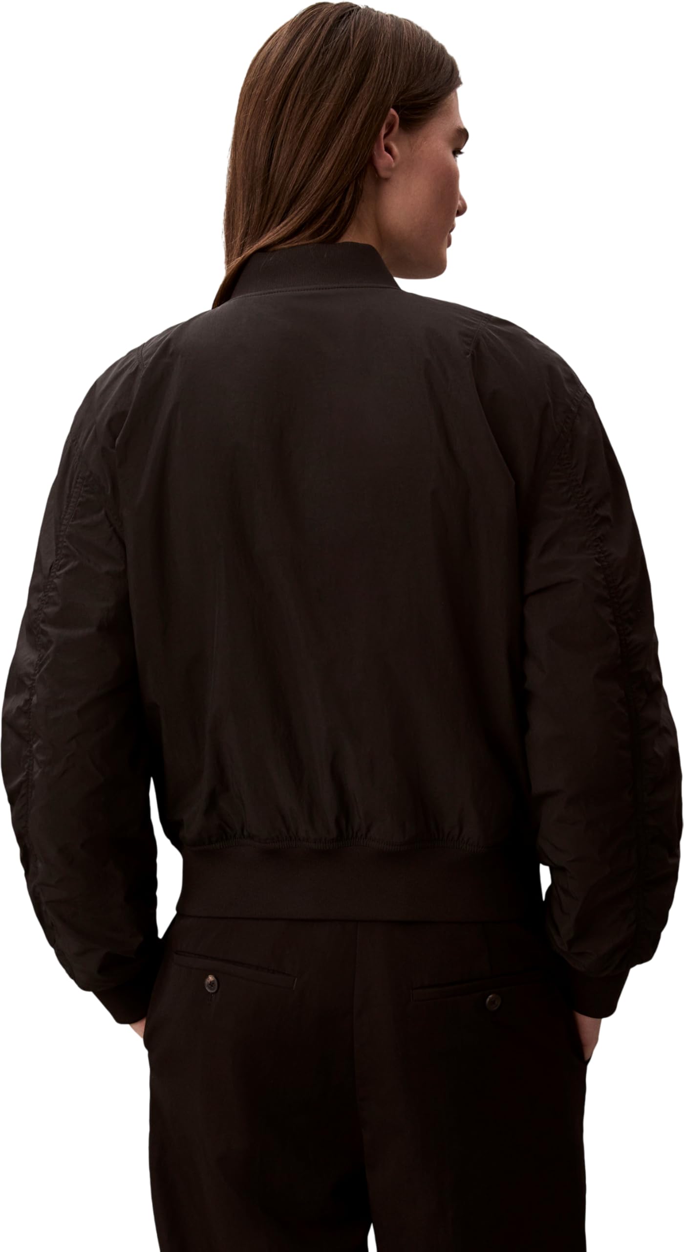 Calvin Klein Essential Nylon Bomber Jacket Lv047f505g Chaquetas Mujer