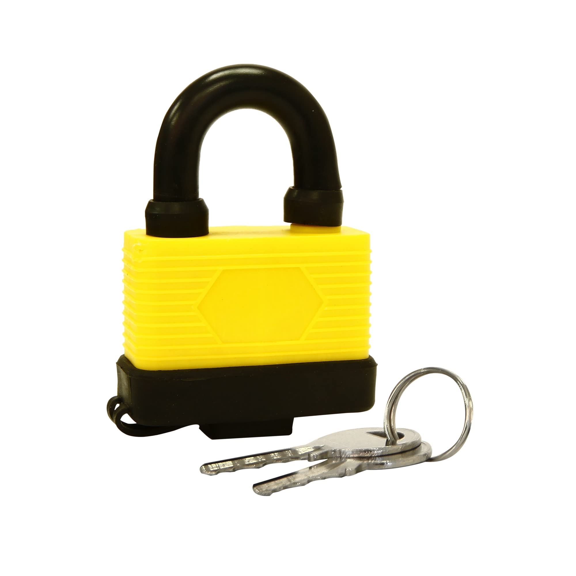 50Mm Weatherproof Heavy Duty Laminated Steel Padlock Key Shed Door Rolson 66514 5029594665148