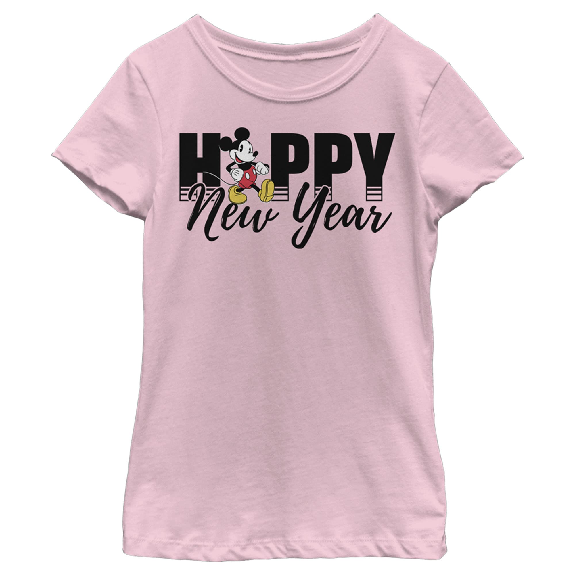 Disney Topolino Classic - Maglietta New Year Maglietta Bambine e Ragazze
