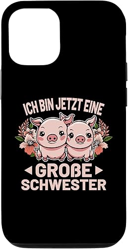 Miniatura 4 de iPhone 12 mini Ich Bin Jetzt Eine Große Schwester Pig Sister Case