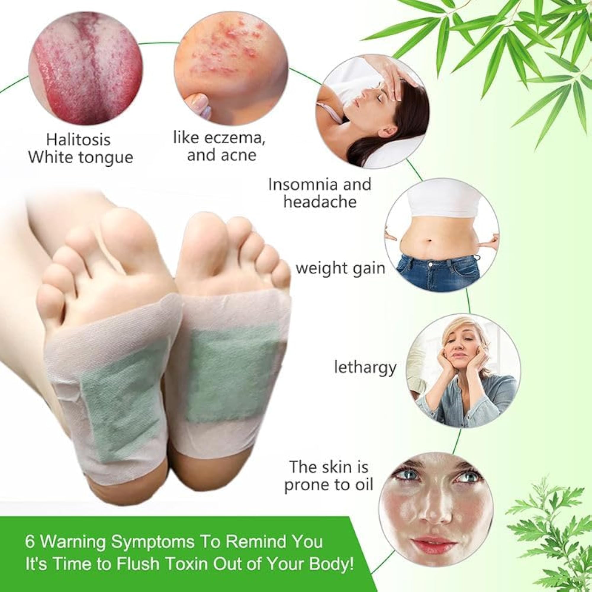 Mild Care Detox Foot Pads, 10 Pieces