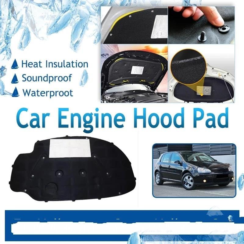 Tapis insonorisant de capot VW Golf 5 MK5 2004-2009 Type A