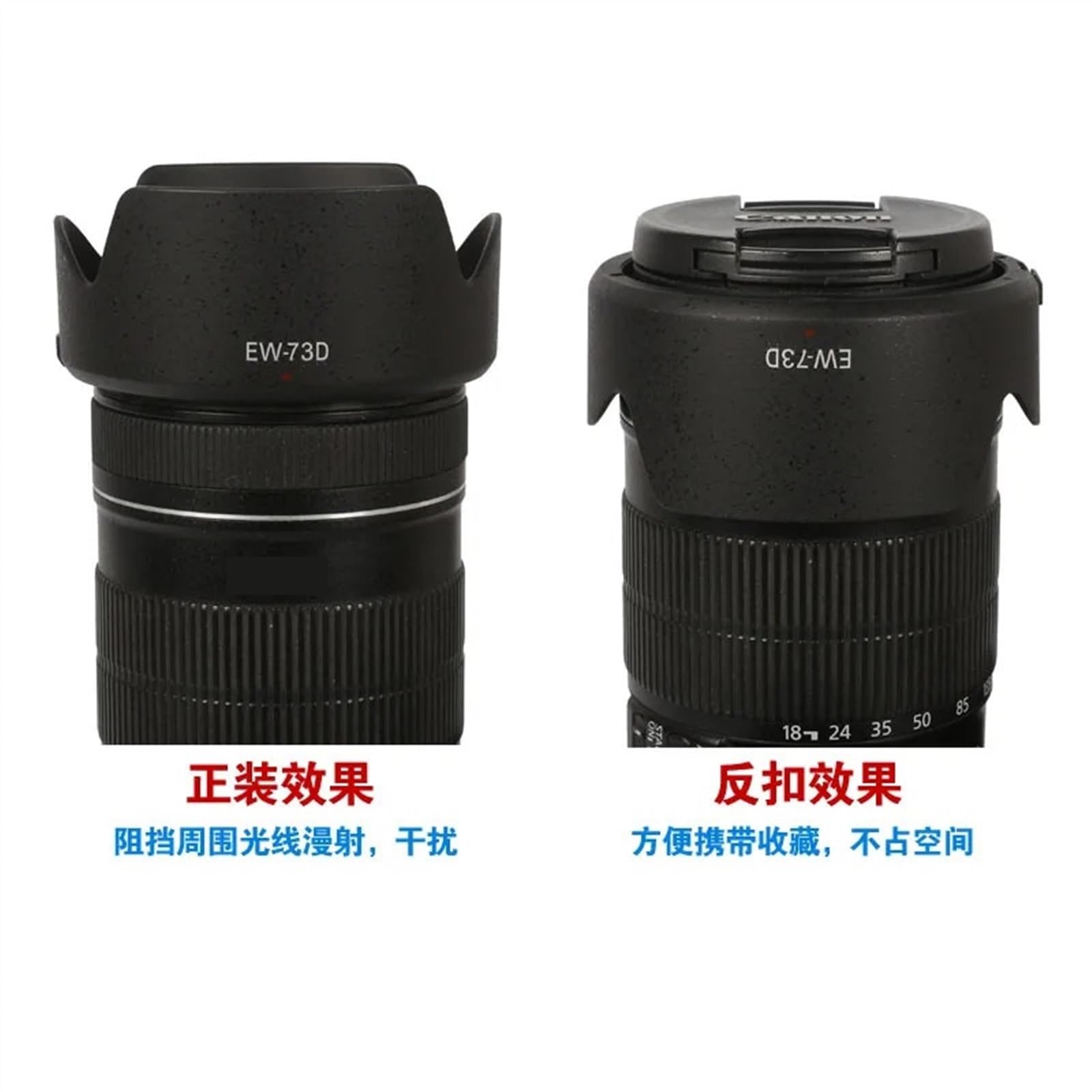 Canon EF-S 18-135mm レンズ EW-73D Amazon.com : JJC EW-73D Lens Hood Shade for Canon EF-S 18