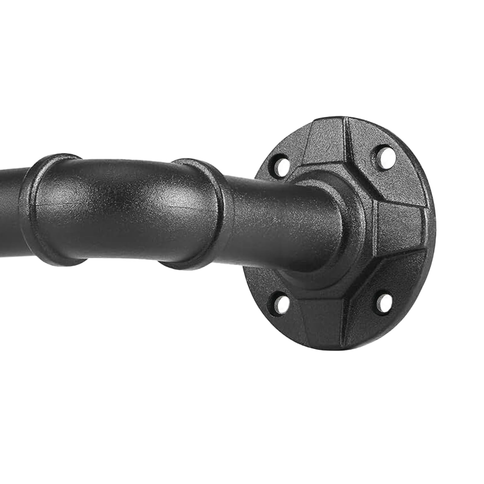 Barra de Cortina Industrial Negra, Barra Cortinas Extensible 88-180cm, Barra Cortina de Paredes y Techos, para Salas de Estar, Dormitorios, Restaurantes.(88-180CM)