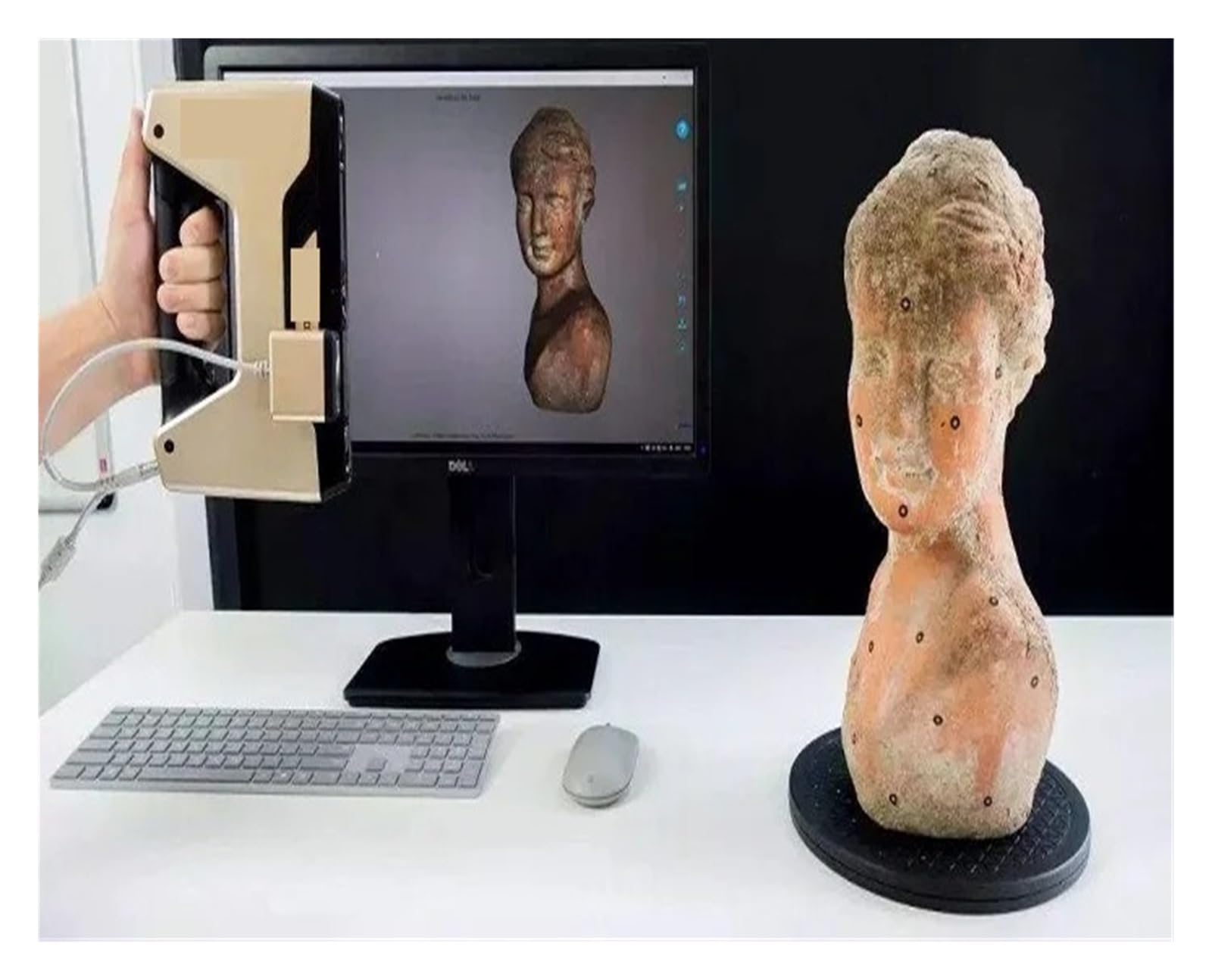 Marqueurs De Numérisation De Points De Suivi Pour Scanner 3D 5000 Points De Repérage, Points De Repérage Mats, Tartelettes De Positionnement Pour Scanner 3D Pour Numérisation 3D (intérieur 6 Extérieur