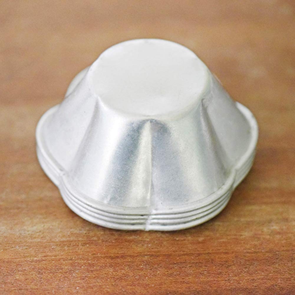 50 moldes de flores para hornear, mini Pie Pan Cupcake moldes para pasteles, pudding, moldes reutilizables