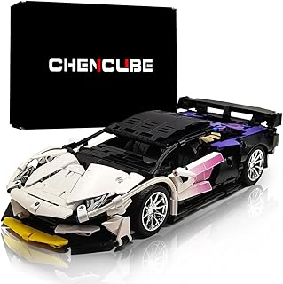 Sports Car Building Blocks Toys Boys or Adults Kits，1:14 MOC Building Set Raceing Car Model，Super Cars for Boys Age 8-12 (1337 Pieces)