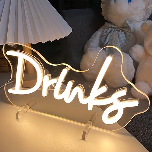 Miniatura 4 de Número de mesa de bebidas, lámpara de escritorio, luz nocturna, letra de boda, letrero de neón LED, decoración de mesa de boda, luz de neón, tienda,