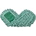 Rubbermaid Commercial Products Looped-End-Dust Mop Head Replacement, Microfiber blend, 24-inch, Green, Heavy Duty Industrial Wet Mop For Floor Cleaning Office/School/Stadium/Lobby/Restaurant