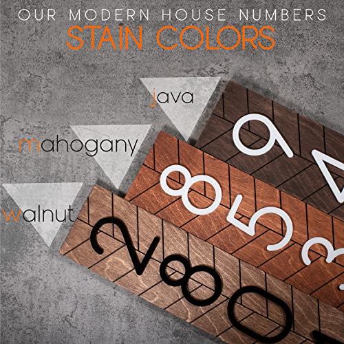 House Numbers, Address Sign, Vertical Outside Sign, Custom Address Plaque -3 Colors, Up To 6 Digits- Modern House Numbers For Outside, Numeros Para Casa Exterior #TOP1