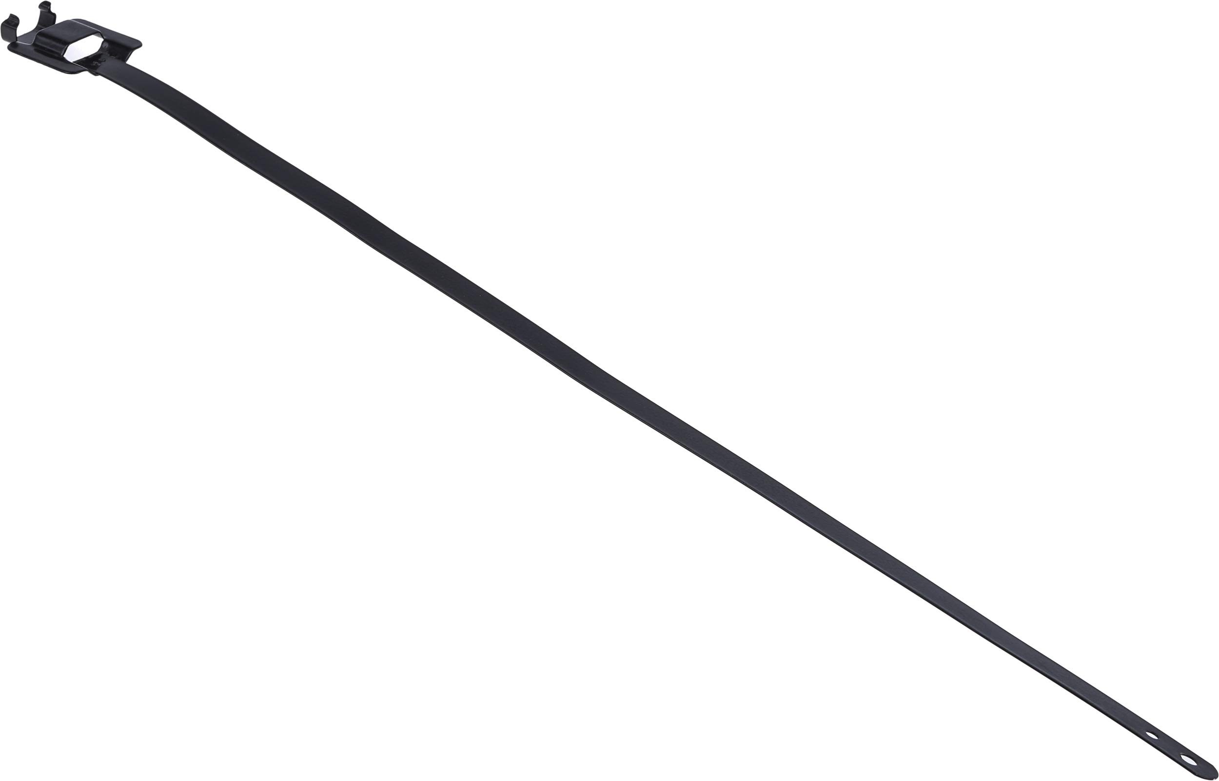 RS PRO Edelstahl 316 Kabelbinder Lösbar Schwarz 10mm x 330 mm, Packung a 100 Stück
