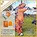 TO.BE.NO.1 Towards The First inflatable dinosaur costume adult, T-Rex Dinosaur Costume Adults Funny Cosplay Halloween (Brown Dinosaur)