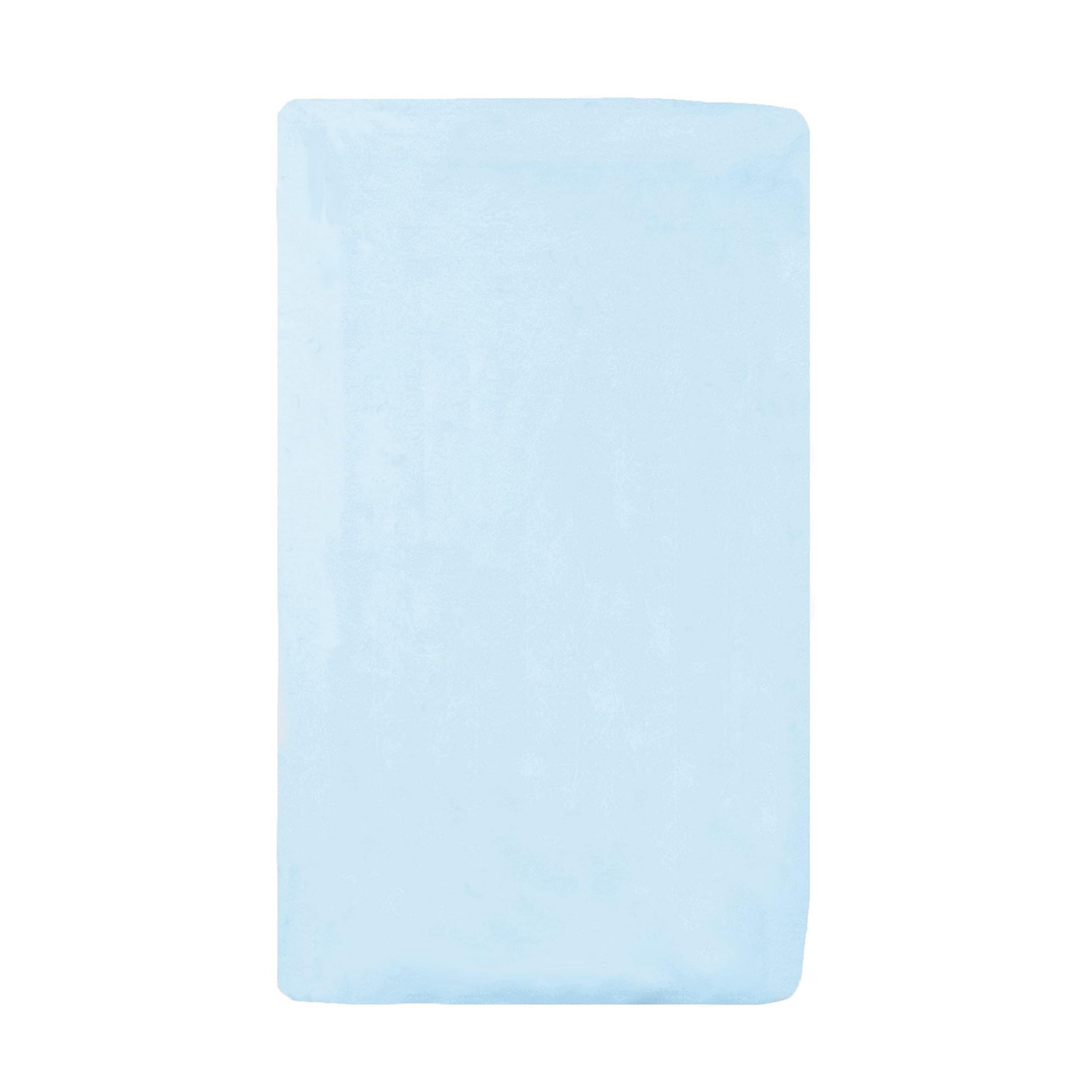 American Baby Company Sábana bajera ajustable de punto 100 % algodón de 18 x 36 pulgadas, compatible con moisés Mika Micky, color azul bebé, suave y transpirable, para niños y niñas