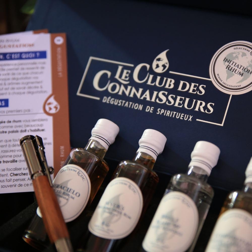 Coffret Dégustation Initiation Rhum 6 x 40ml - En Solo Ou En Duo - Coffret Cadeau Homme