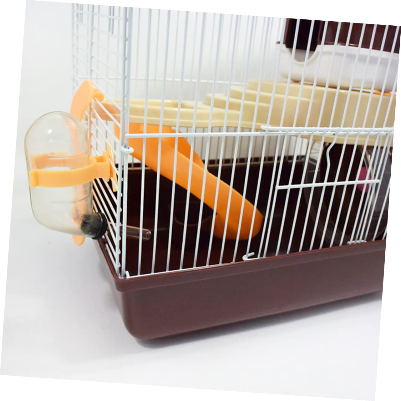 POPETPOP Cage pour Hamster avec Roue Et Réservoir Eau Maison pour Animaux De Compagnie Cage Transparente pour Petits Animaux