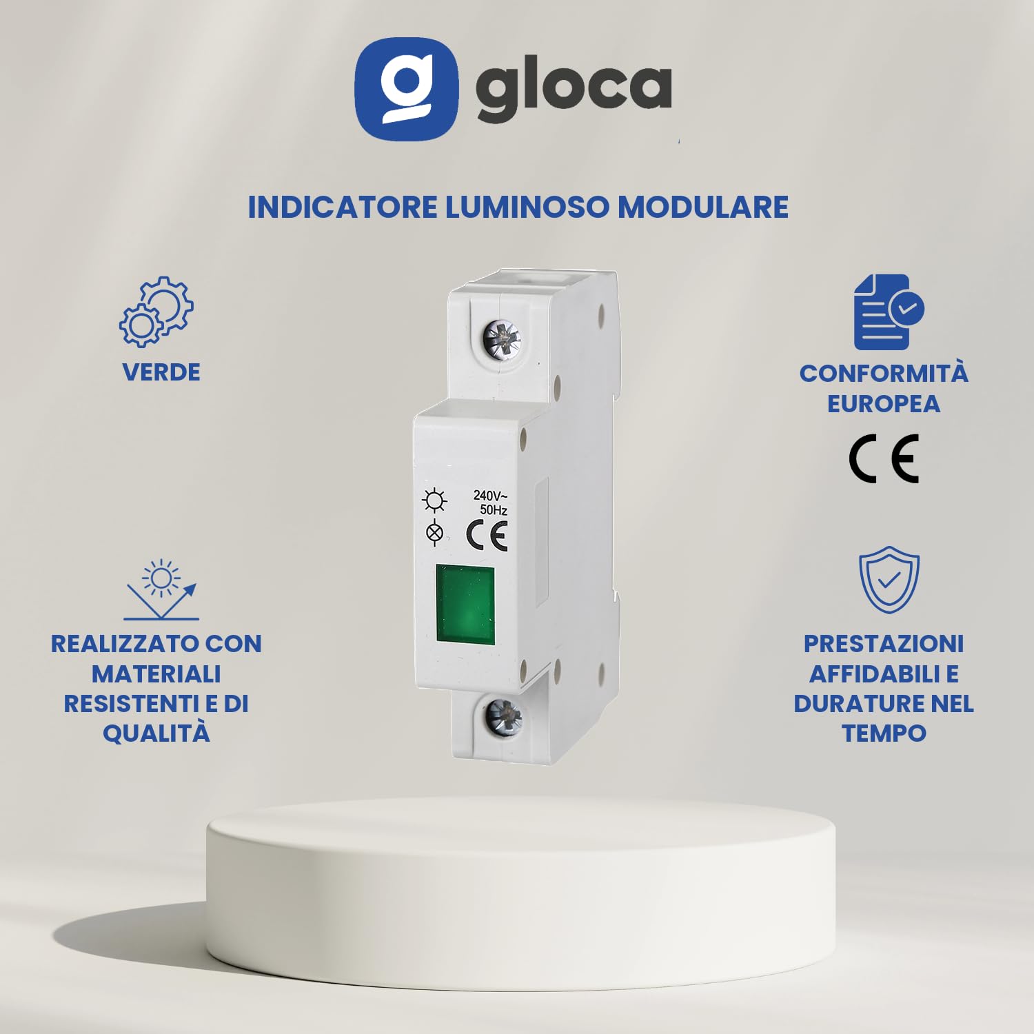 gloca Indicatore Luminoso Modulare (Verde)