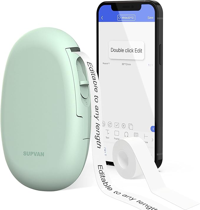 Label Maker SUPVAN E10 Mini Bluetooth Label Printer Wireless Labeler