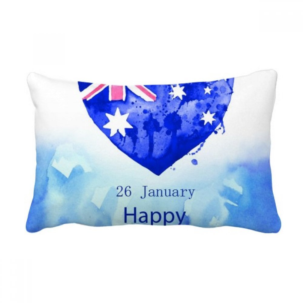 Coussin Australie avec insert housse de coussin lombaire canapé déco multicolore