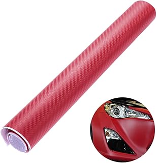 ibasenice Rolo Automotivo DIY Decalques Filme Envoltório De Carro Filme De Vinil Decalques DIY Filme De Fibra De Carbono Fibras De Carbono Realistas Envoltórios De Fibra De Veículo Filme De