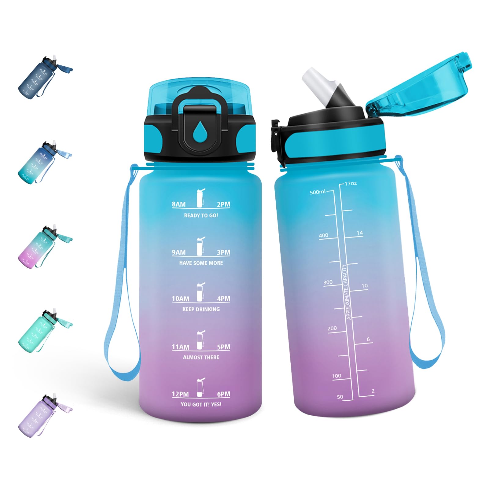 Mulbijeo Drinking Bottle 750 ml, BPA-Free, Stainless Steel, Leak-Proof Insulated Flask, Double-Walled, Thermal Mug with Straw, Reusable, Thermos Flask, Suitable for Carbonated Drinking