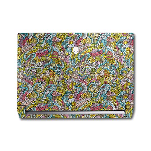 Image of MightySkins Skin Compatible with Alienware M17 R5 (2022) Full Wrap Kit - Ultra Hippie | Protective, Durable, and Unique Vinyl Decal wrap Cover | Easy to Apply & Change Styles | Made in The USA