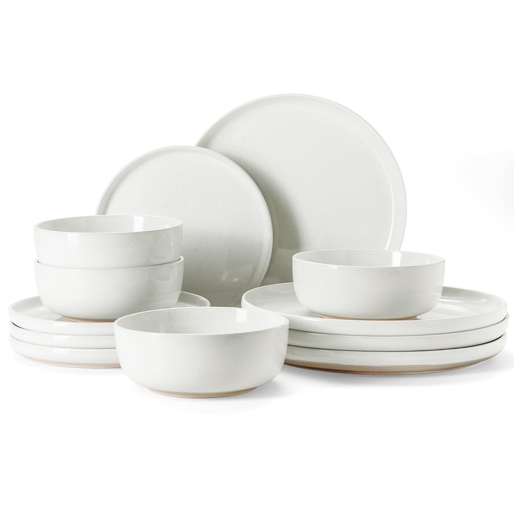 Amazon.com | Famiware Milkyway 12-Piece Stoneware Dinnerware Set