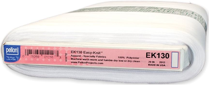 Pellon Stacy Easy-Knit Tricot Entretela termoadhesiva, 19/20-Inch by  25-Yard, Color Blanco : Amazon.com.mx: Hogar y Cocina