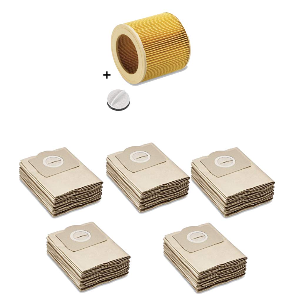 M&M Smartek 25 bolsas + 1 filtro cartucho para Kärcher, ref. 6.959-130.0
