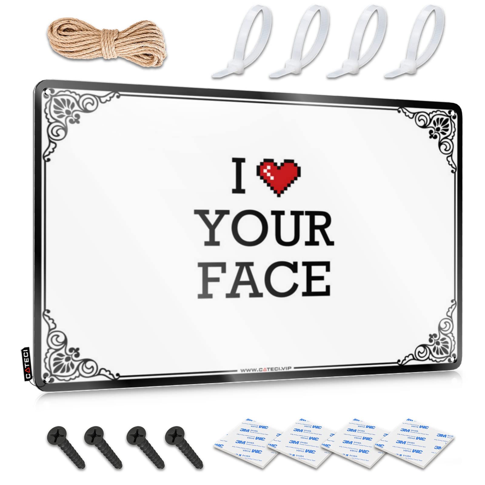I Love Your Face Stuff For Men Western - Tin Wall Decor Custom Vintage Wall Art(30X40CM)