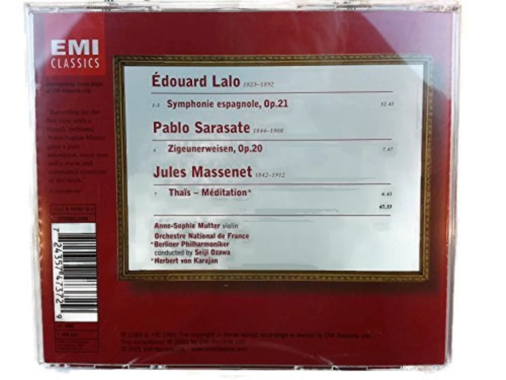 Lalo/Sarasate/Massenet: Violin