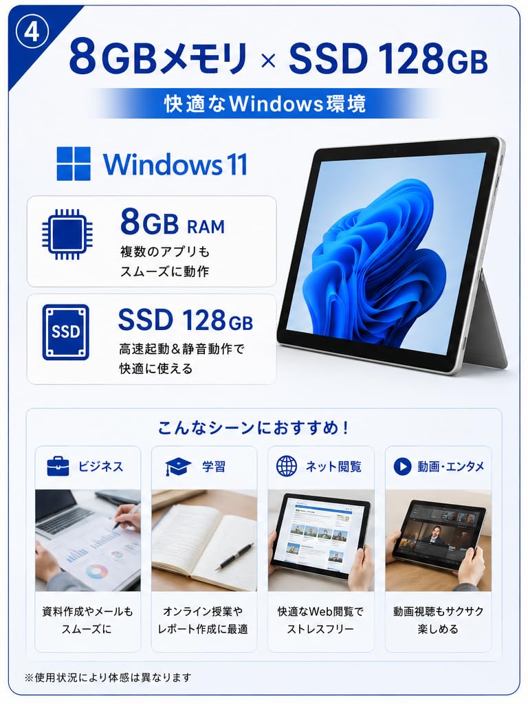 Amazon.co.jp: 【整備済み品】 Windows11 2in1 タブレットPC