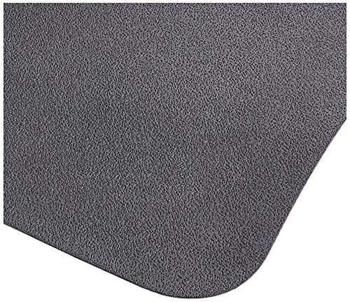 Newlife By Gelpro Anti-Fatigue Nonslip 1/2" Thick Hard Floor Utility Mat For Garage, Patio And Kitchen, 20" X 72", Leather Grain Black #TOP1