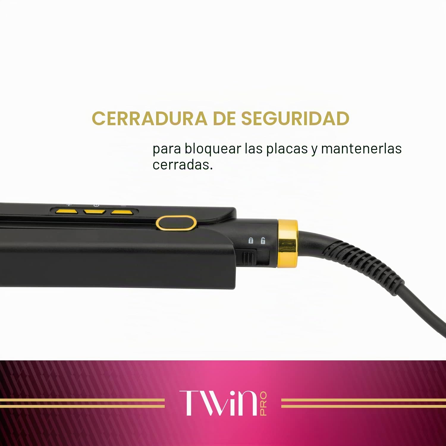 GAMMAPIÙ Twin Plancha de Pelo Profesional, 4 Placas Flotantes de Cerámica Avanzada y Turmalina, 10 Temperaturas Adjustables 130-230°C, Calentamiento Rápido, Apagado Automatico, Display Digital