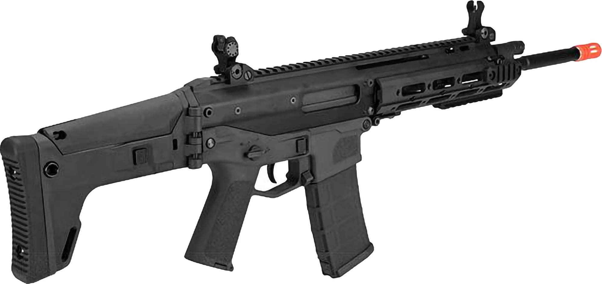 Evike Airsoft - WE-Tech MSK Carbine GBB Airsoft GBB Airsoft Rifle (Color: Black)