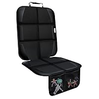 Vista 14 de Meolsaek - Protector de asiento de automóvil para asiento infantil, funda duradera de tela 600D resistente al agua con almohadilla gruesa y respaldo