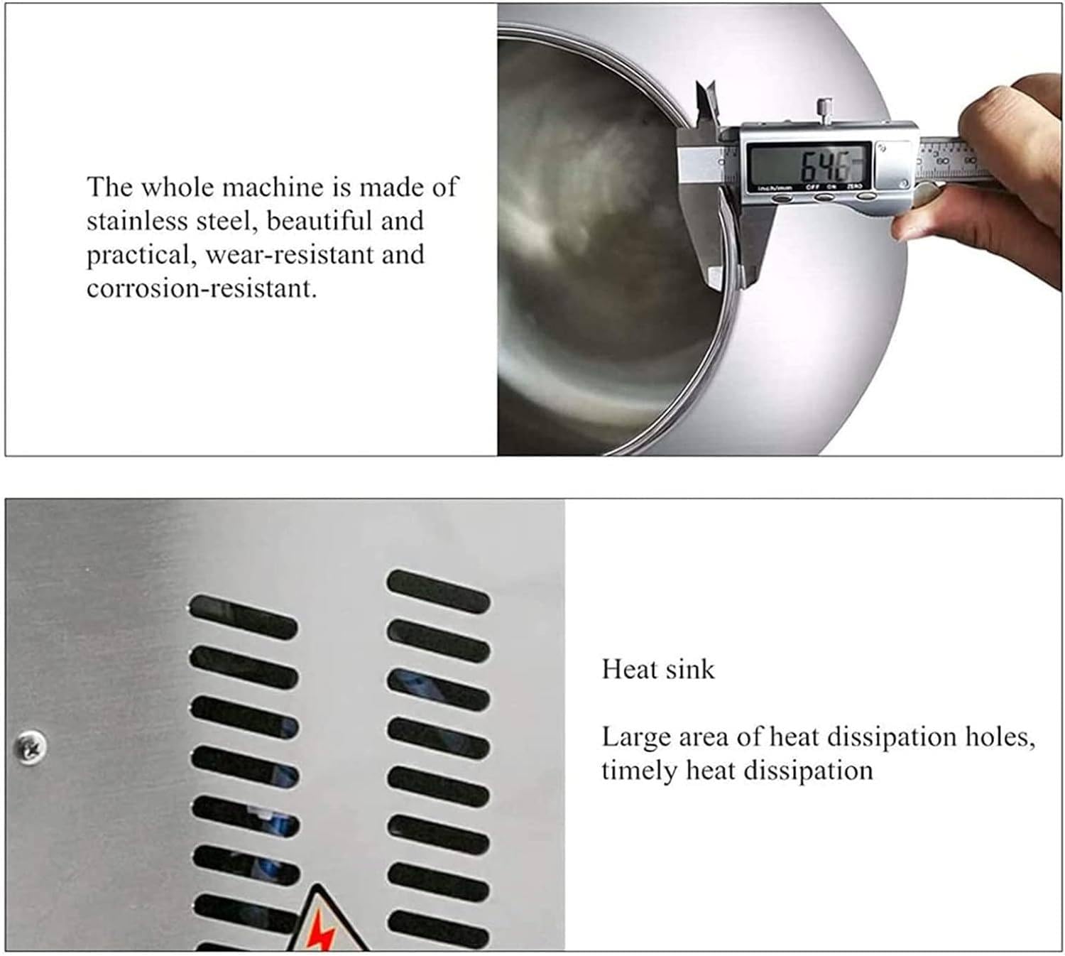 TAHALI Máquina de grageas eléctricas, máquina de grageas de 110v 220v 280w 3-6 kg/H 520 RPM máquina de grageas para Chocolate, máquina de Chocolate Comercial