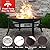 SINGLYFIRE 26 Inch Fire Pit for Outside Outdoor Wood Burning Firepit Bowl Heavy Duty Bonfire Pit Steel Firepit for Patio Backyard Camping Deck Picnic Porch with Spark Screen,Log Grate,Poker