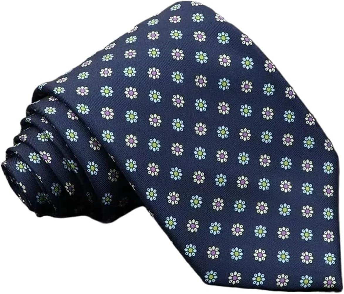 ITRHJTGP Herren Krawatten Herrenmode Seidenkrawatte Weiche Neuheit Krawatte Krawatten for Dot Floral Bowtie Hochzeit Business für Büro(Style 1) : 