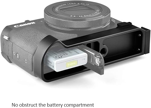 Miniatura 4 de Placa base de extensión de cámara para Canon G7X Mark III y Mark II, accesorios de grabación de video Easy Hood para vlogging, soporte de luz para