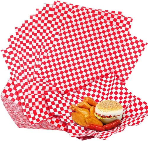 Catálogo de Cestas y forros - los más vendidos. 44 SSX-KJ 200 pzs Envoltorios Deli, 12'x12' Forro de Cesta de Comida,Material de Calidad Alimentaria,Adecuado para Hamburguesas,Perritos Calientes,Patatas Fritas,Pan,Sándwiches,30x30...