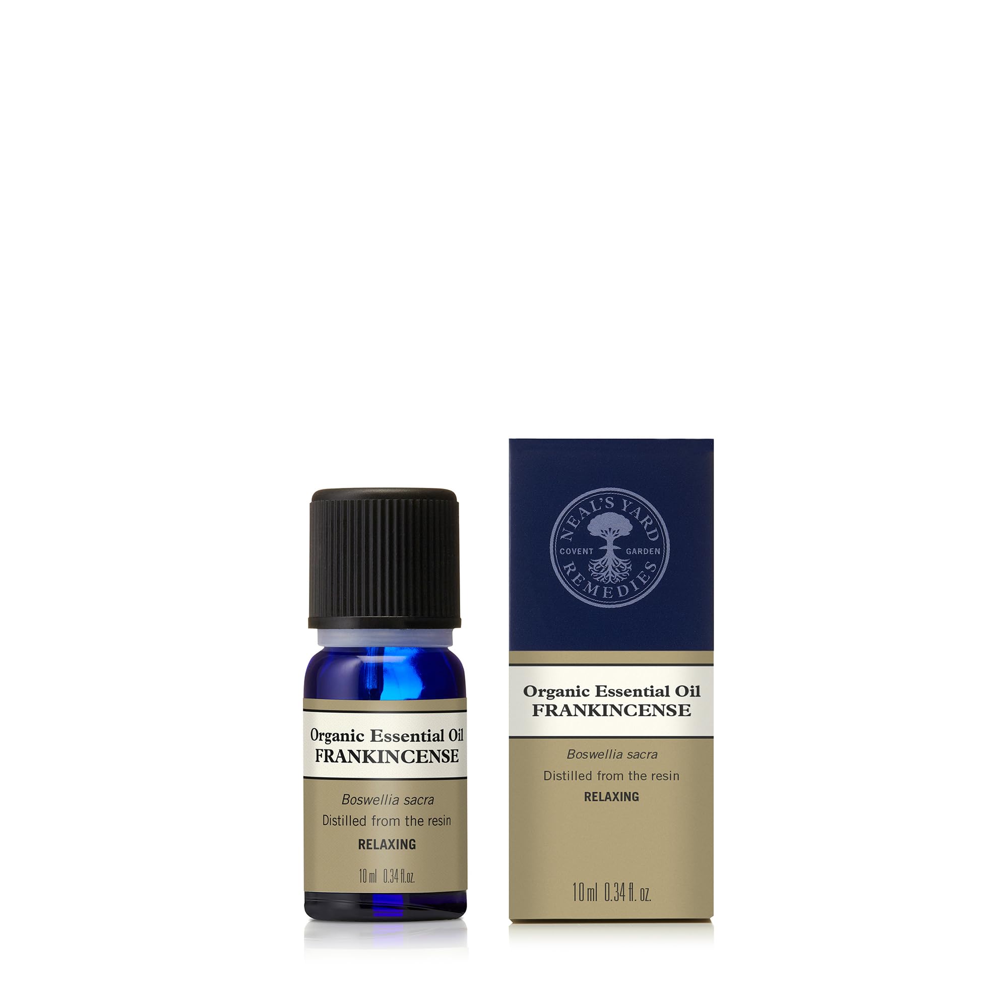 Neal’s Yard Remedies | Frankincense Organic Essential Oils For Relaxing & Calming Body & Mind With Boswellia Sacra Distilled from the Resin | 10ml