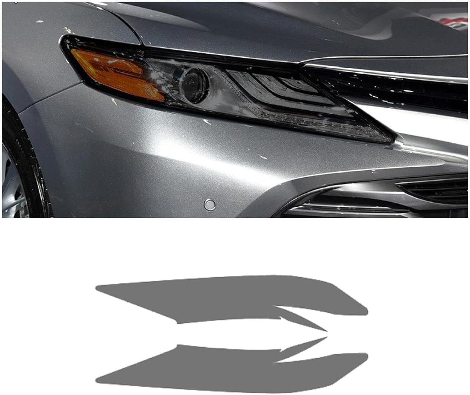 SamLng Car Front Light Film for Camry 2018 2019 Precut Headlight Protective Film Car Front Headlamp Protection Film car Lights Film Headlight Anti-Scratch Non-Yellowing Protective Film