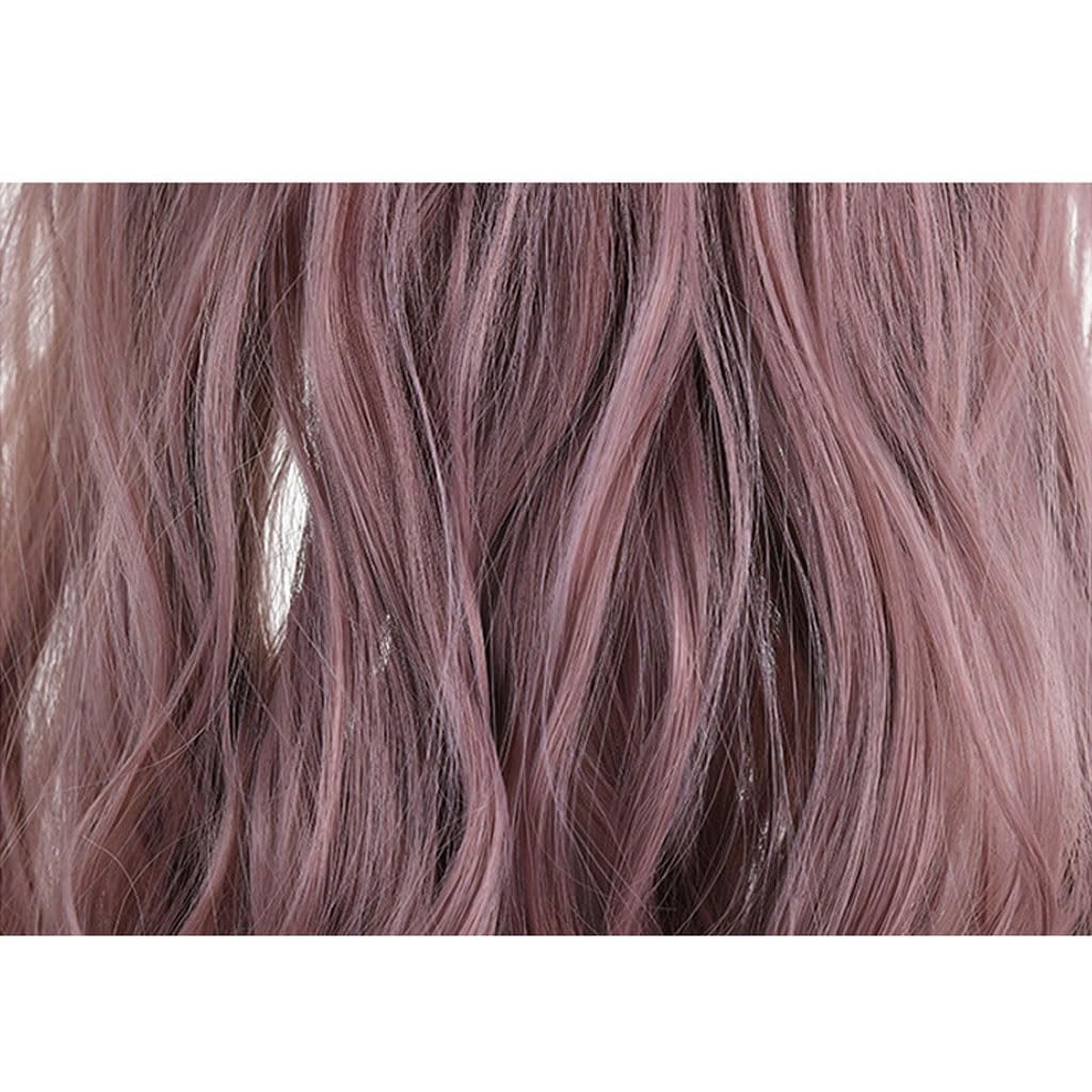 FEELIN Baseball Cap with Hair Extensions Women's Wig Cap, Long Wavy Curly Wig Wig Cap, Natural And Realistic Wig Cap, Suitable For Daily Party Use Hat Wig(Color:12)
