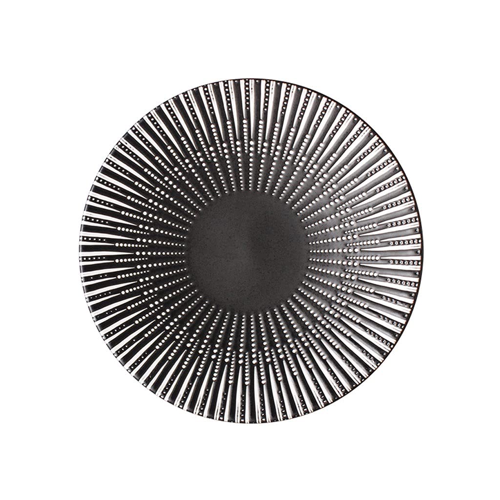 Assiettes Plates Plaques de dîner en porcelaine de 10 pouces de taille de grande taille Plaques de service for salades Steak Pâtes et apéritifie Serving.Microwave Four et Lave-vaisselle Assiette